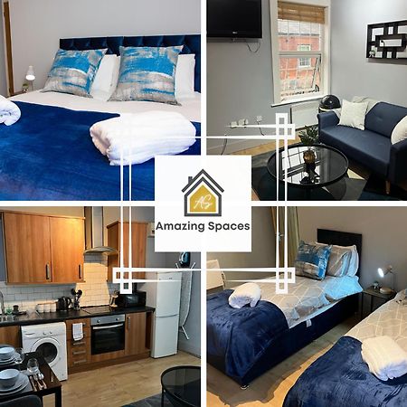City Centre 2 Bed Flat Sleeps 3 For Work And Leisure With Free Wifi By Amazing Spaces Relocations Ltd Воррінгтон Екстер'єр фото